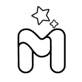 A modern, elegant emblem representing AI-powered astrology and personalized life guidance, blending cosmic wisdom with advanced technology.